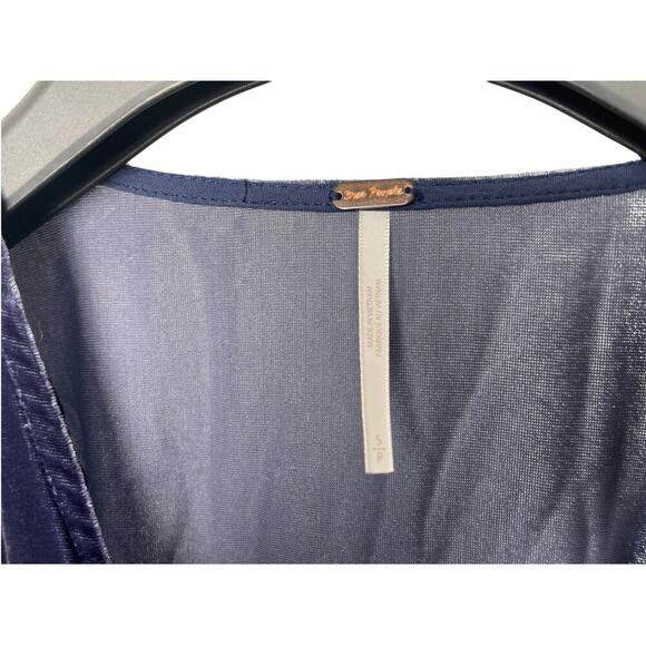 Free People Adele Luxe Velvet Deep V Mini-Dress,  Parties, Taylor Swift Style S - Picture 8 of 16